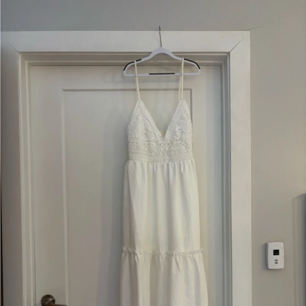 Say What? Cream Midi dress. - Picture 2 of 7